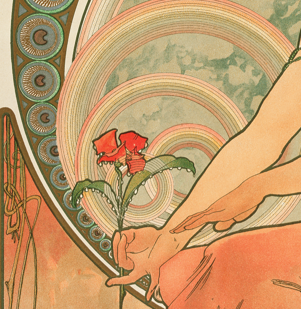 Alphonse Mucha's 'Painting' Blanket - Maritime Tribes USABlanket