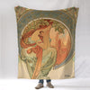 Alphonse Mucha's 'Poetry' Blanket - Maritime Tribes USABlanket