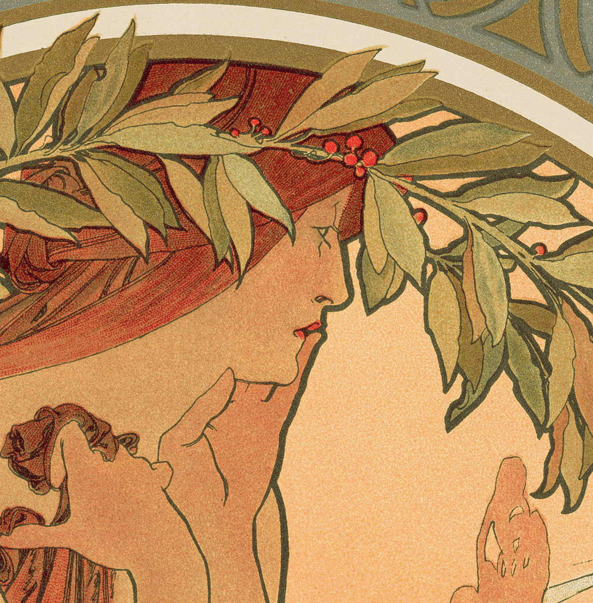 Alphonse Mucha's 'Poetry' Blanket - Maritime Tribes USABlanket