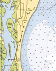 Amelia Island, FL.Nautical Chart Blanket - Maritime Tribes USABlanket