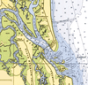 Amelia Island, FL.Nautical Chart Blanket - Maritime Tribes USABlanket
