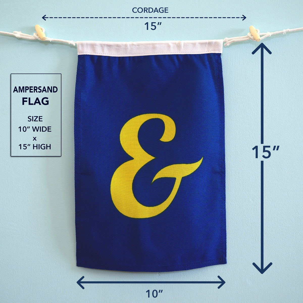 Ampersand Nautical Flag – “&” Flag for Weddings, Families & Celebrations - Maritime Tribes USASignal Flag