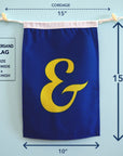 Ampersand Nautical Flag – “&” Flag for Weddings, Families & Celebrations - Maritime Tribes USASignal Flag