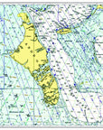 Andros Island & New Providence, Bahamas Chart Placemat - Maritime Tribes USALaminated Placemat