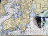 Aquidneck Island Nautical Chart Quick Dry Towel - Maritime Tribes USATowel