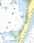 Assateague National Seashore, Fenwick Island to Chincoteague Chart Scarf - Maritime Tribes USAScarf