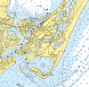 Assateague National Seashore, Fenwick Island to Chincoteague Chart Scarf - Maritime Tribes USAScarf