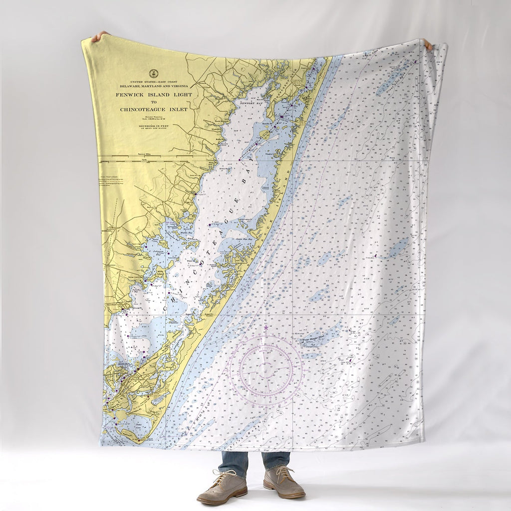 Assateague National Seashore, Fenwick Island to Chincoteague Inlet Blanket - Maritime Tribes USABlanket