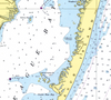 Assateague National Seashore, Fenwick Island to Chincoteague Chart Scarf