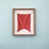 "B" Nautical Flag in Glass-Free Shadow Box Frame - Maritime Tribes USA