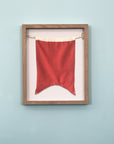 "B" Nautical Flag in Glass-Free Shadow Box Frame - Maritime Tribes USA