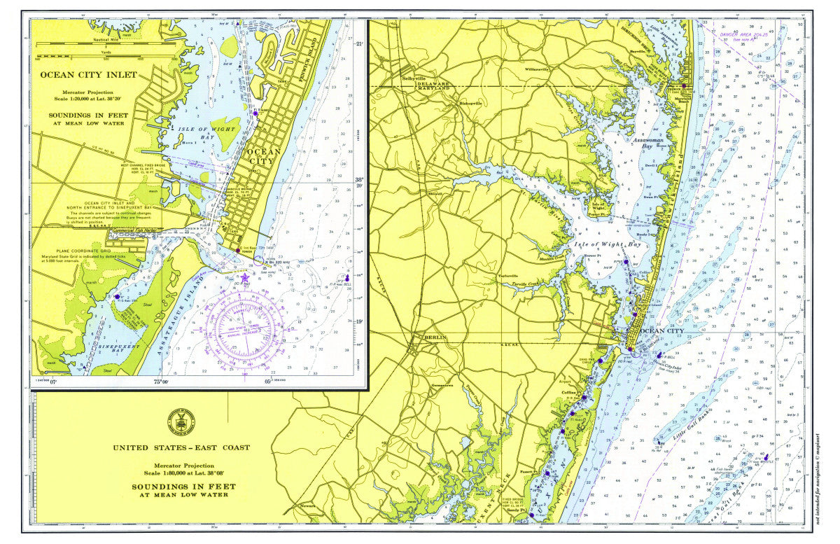 Ocean City, MD, Single Placemat