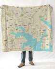 Baltimore (Chesapeake) Modern Wave Blanket - Maritime Tribes USABlanket