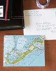 Bermuda Nautical Chart Notecard, Pack of 24 Notecards - Maritime Tribes USANotecard