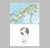 Bermuda Nautical Chart Notecard, Pack of 24 Notecards - Maritime Tribes USANotecard