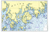 Blue Hill to Winter Harbor, Maine Chart Placemat - Maritime Tribes USALaminated Placemat