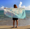Boothbay Harbor, ME Modern Wave (Less Detail) Quick Dry Towel - Maritime Tribes USATowel