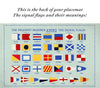 Boothbay to Bath, Maine Nautical Chart Placemat - Maritime Tribes USALaminated Placemat