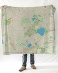 Boston College / Chestnut HIll Map Blanket - Maritime Tribes USABlanket