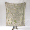 Boston Vintage Map Blanket - Maritime Tribes USABlanket