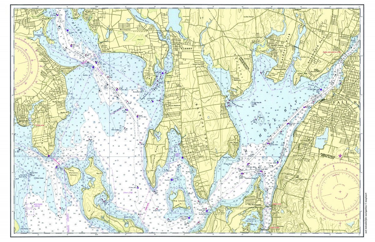 Bristol, RI Placemat - Maritime Tribes USALaminated Placemat