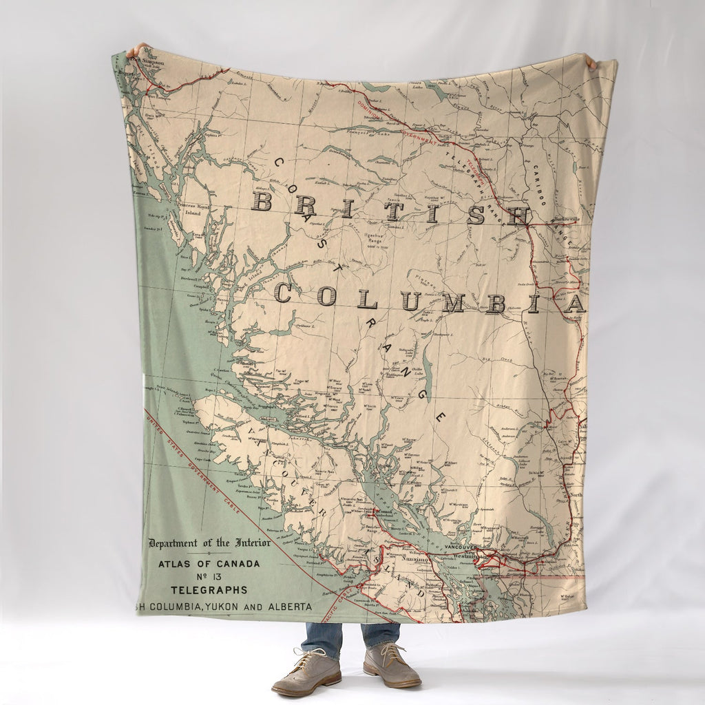British Columbia, Canada, Province of Blanket - Maritime Tribes USABlanket