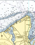 Buzzards Bay Nautical Chart Baby Blanket - Maritime Tribes USABlanket