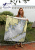 Buzzards Bay Nautical Chart Baby Blanket - Maritime Tribes USABlanket