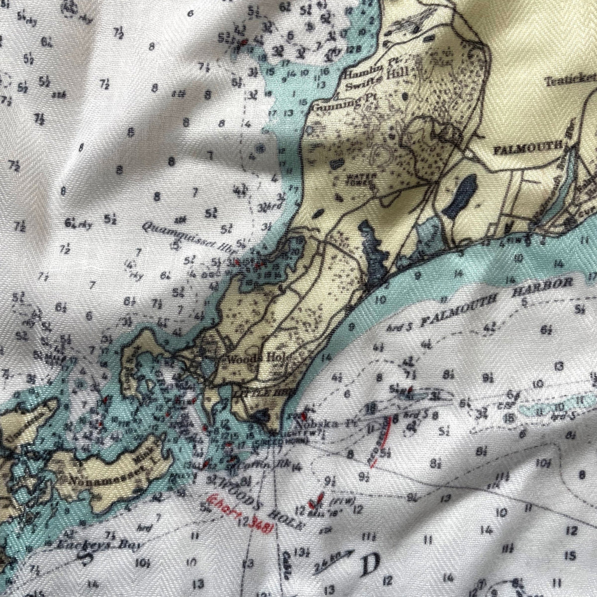 Buzzards Bay Vintage Chart Scarf - Maritime Tribes USAScarf