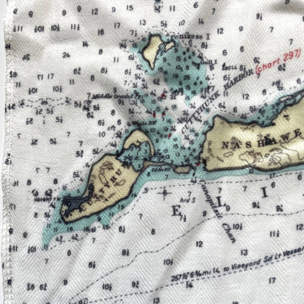 Buzzards Bay Vintage Chart Scarf - Maritime Tribes USAScarf