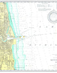 Kenosha, Wisconsin Vintage 1921 Chart Placemat