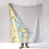 Cape Canaveral (Kennedy) Florida Map Blanket - Maritime Tribes USABlanket