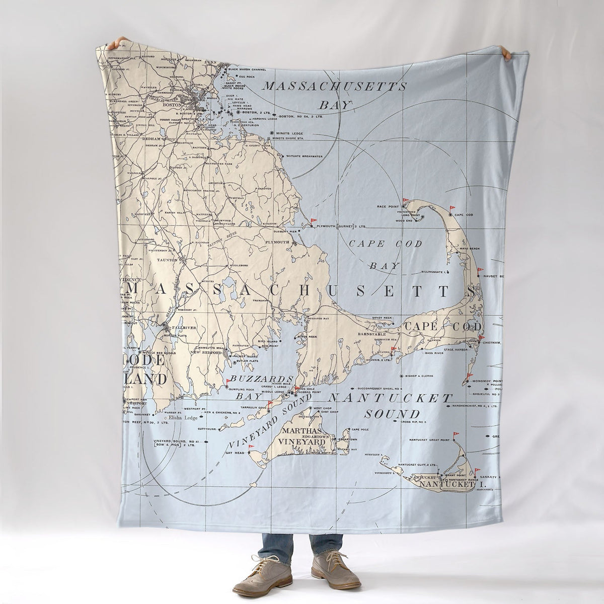 Cape Cod and the Islands Antique Blanket - Maritime Tribes USABlanket