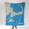 Cape Cod & The Islands Hometown-Style Map Blanket - Maritime Tribes USABlanket