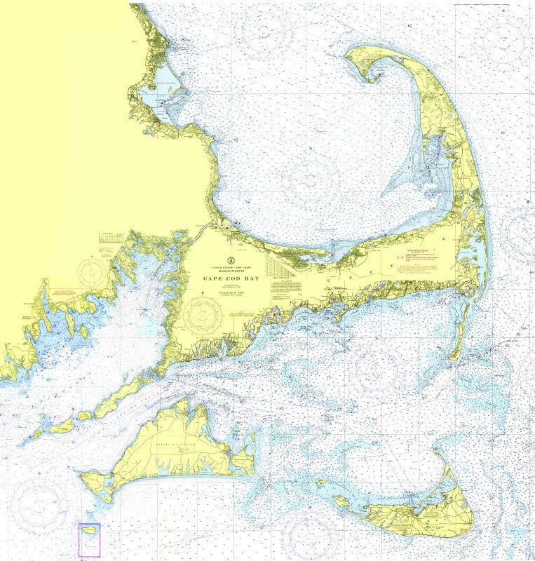 Cape Cod & the Islands Nautical Chart Shower Curtain | Vintage Massachusetts Coastal Map - Maritime Tribes USAShower Curtain