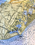 Cape May Chart Towel Quick Dry Towel - Maritime Tribes USATowel