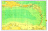 Caribbean (Cuba to Down Island) Chart Placemat - Maritime Tribes USALaminated Placemat