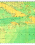 Caribbean (Jamaica & Cuba) Chart Placemat - Maritime Tribes USALaminated Placemat