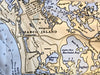 Casco Bay, ME Nautical Chart Quick Dry Towel - Maritime Tribes USATowel