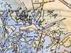 Casco Bay, ME Nautical Chart Quick Dry Towel - Maritime Tribes USATowel