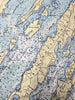 Casco Bay, ME Nautical Chart Quick Dry Towel - Maritime Tribes USATowel