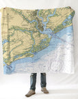 Charleston, SC Chart Blanket - Maritime Tribes USABlanket