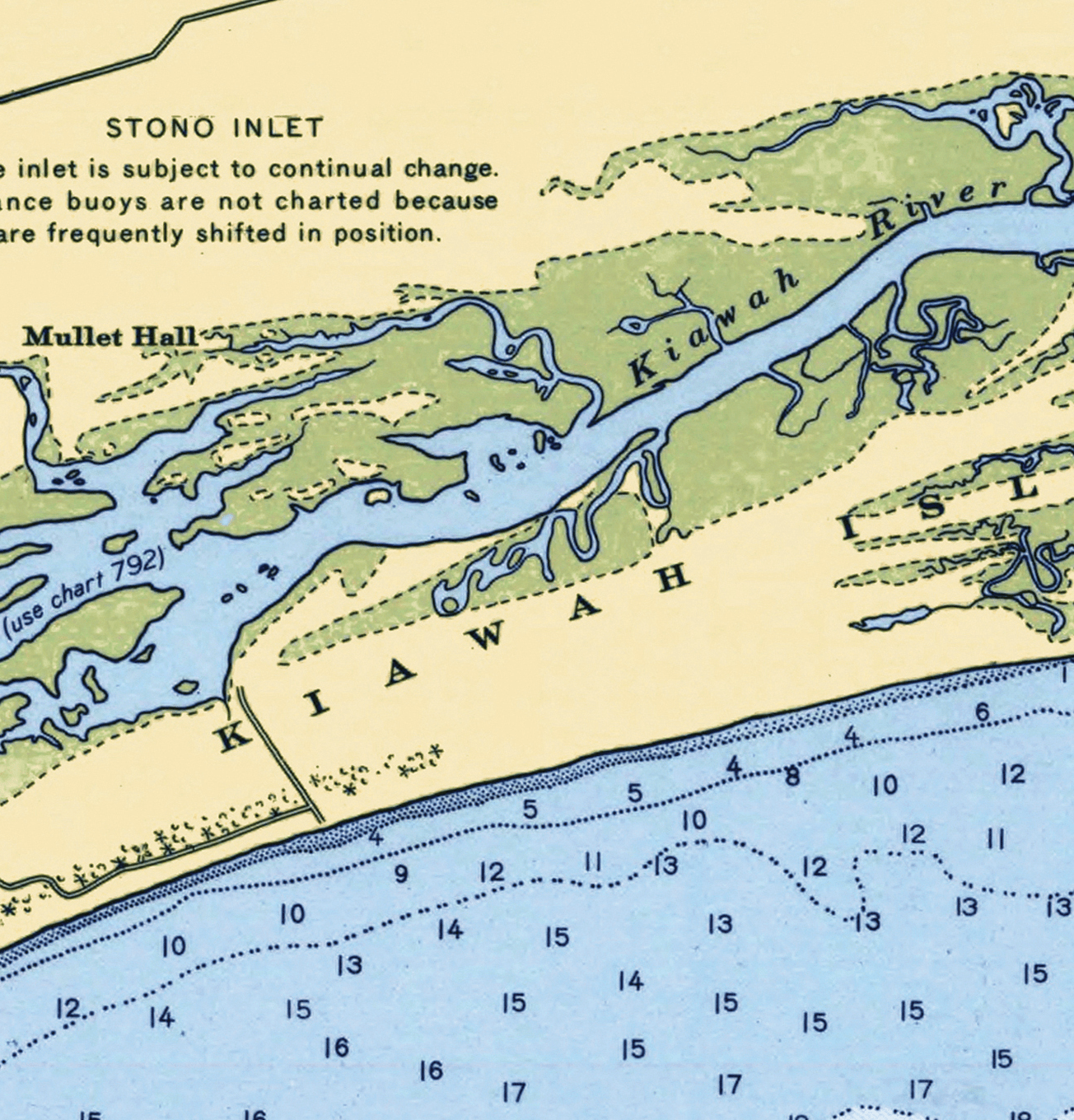 Charleston, SC Chart Blanket - Maritime Tribes USABlanket