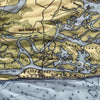 Charleston, SC Nautical Chart Scarf - Maritime Tribes USAScarf