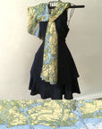 Charleston, SC Nautical Chart Scarf - Maritime Tribes USAScarf