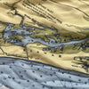 Charleston, SC Nautical Chart Scarf - Maritime Tribes USAScarf
