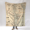 Chesapeake Bay Antique Map Blanket - Maritime Tribes USABlanket