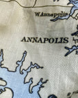 Chesapeake Bay Nautical Chart Scarf - Maritime Tribes USAScarf
