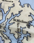 Chesapeake Bay Nautical Chart Scarf - Maritime Tribes USAScarf