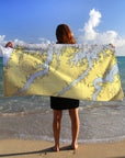 Chesapeake Bay, Southern Part Quick Dry Towel - Maritime Tribes USATowel